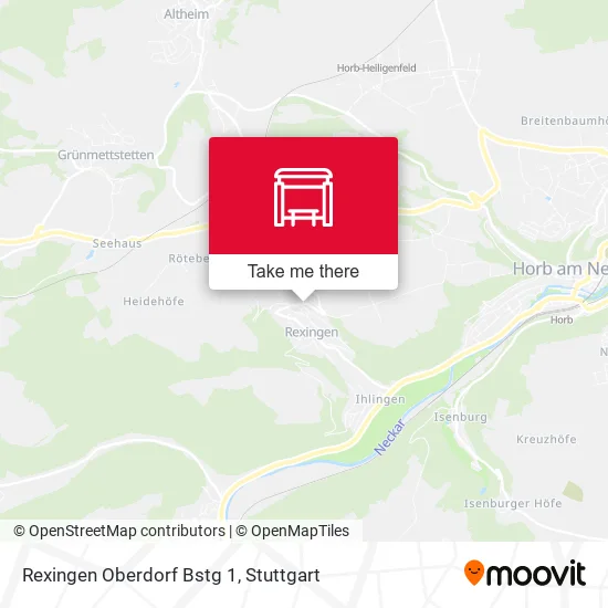 Карта Rexingen Oberdorf Bstg 1