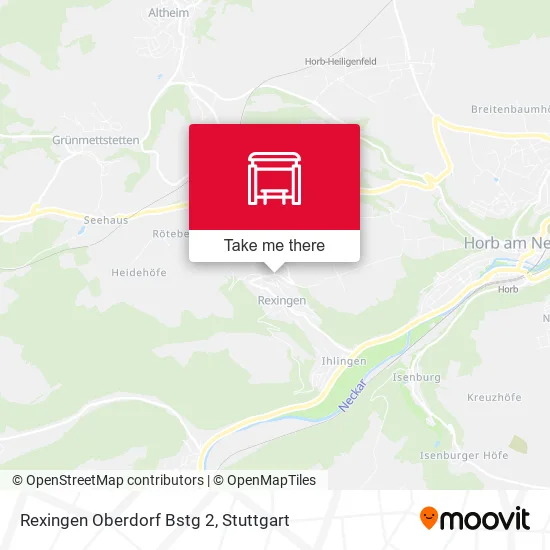 Карта Rexingen Oberdorf Bstg 2