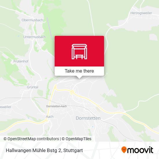 Hallwangen Mühle Bstg 2 map