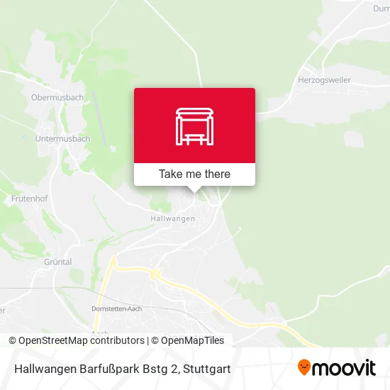 Карта Hallwangen Barfußpark Bstg 2