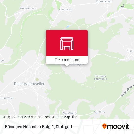 Bösingen Höchsten Bstg 1 map