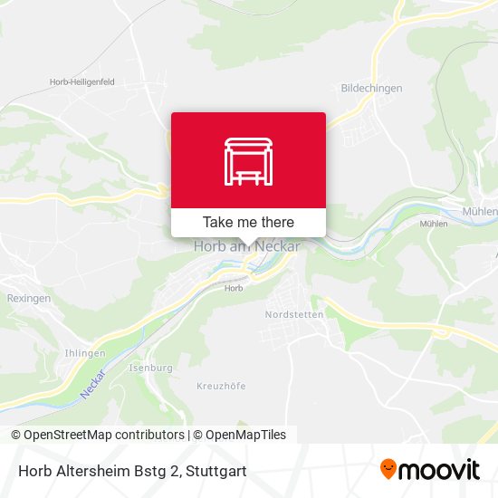 Horb Altersheim Bstg 2 map
