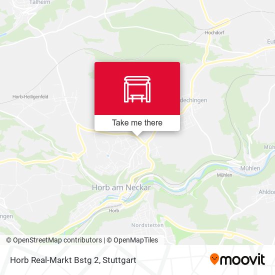 Карта Horb Real-Markt Bstg 2