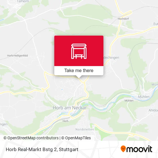 Карта Horb Real-Markt Bstg 2