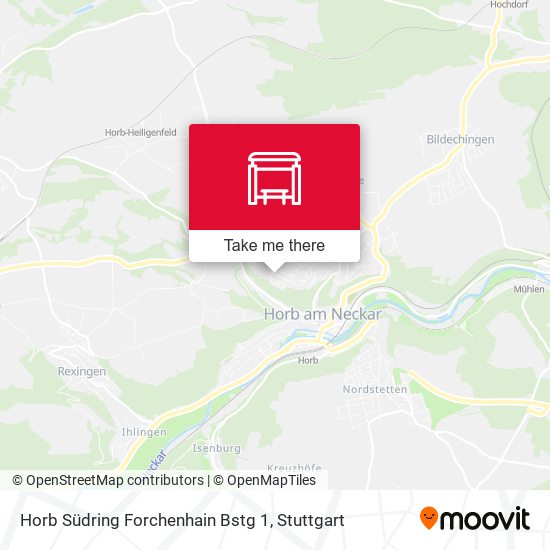 Horb Südring Forchenhain Bstg 1 map