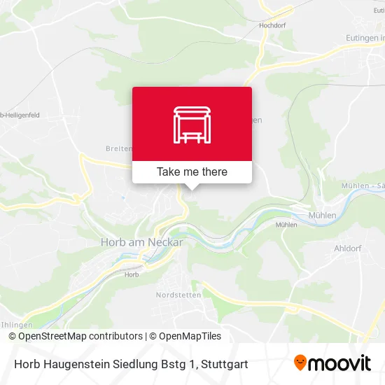 Карта Horb Haugenstein Siedlung Bstg 1