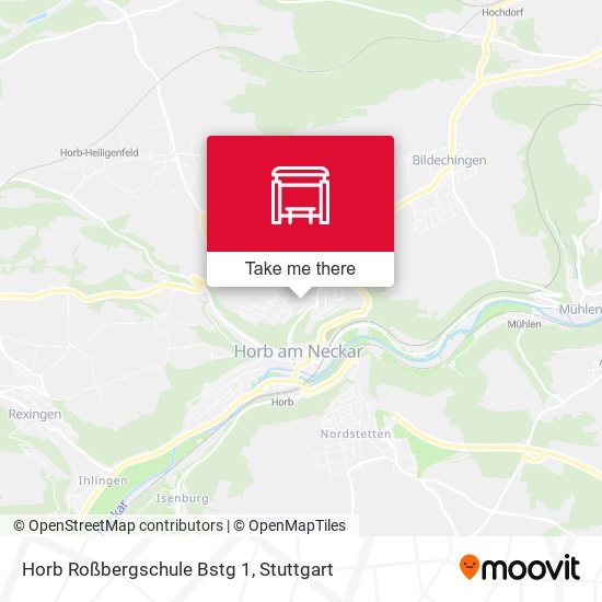 Horb Roßbergschule Bstg 1 map