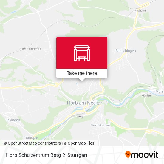 Horb Schulzentrum Bstg 2 map