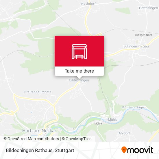 Bildechingen Rathaus map