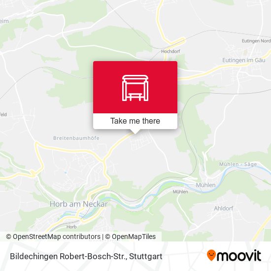Карта Bildechingen Robert-Bosch-Str.