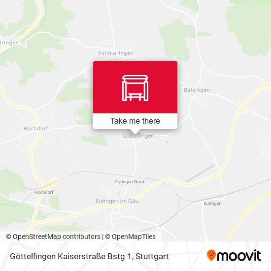 Göttelfingen Kaiserstraße Bstg 1 map
