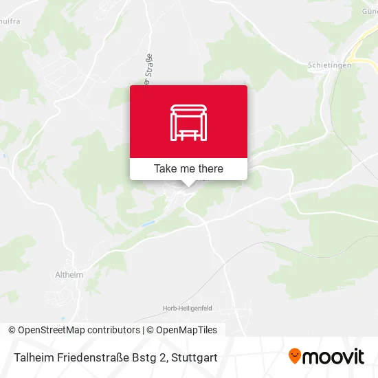 Карта Talheim Friedenstraße Bstg 2