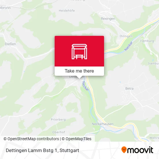Карта Dettingen Lamm Bstg 1