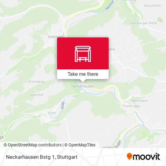 Карта Neckarhausen Bstg 1