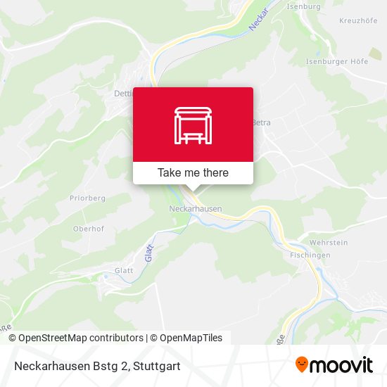 Neckarhausen Bstg 2 map