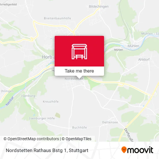 Карта Nordstetten Rathaus Bstg 1