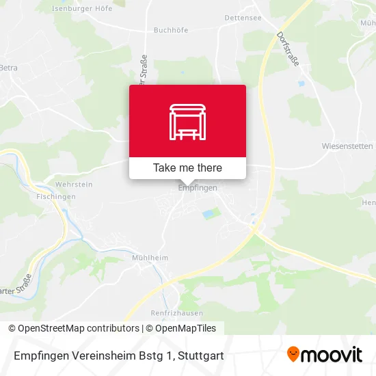 Карта Empfingen Vereinsheim Bstg 1