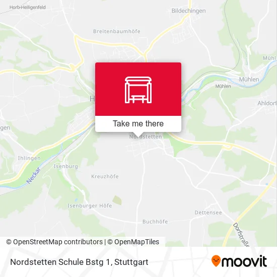 Карта Nordstetten Schule Bstg 1