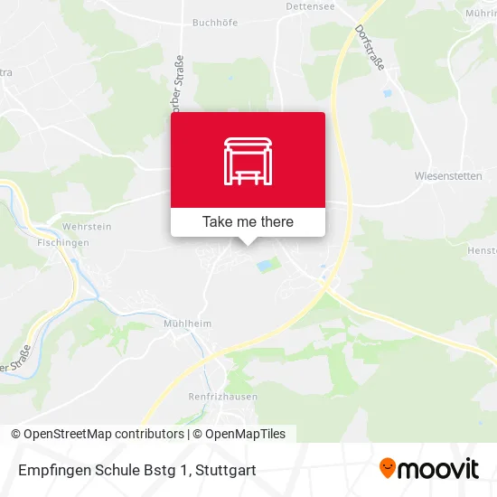 Карта Empfingen Schule Bstg 1