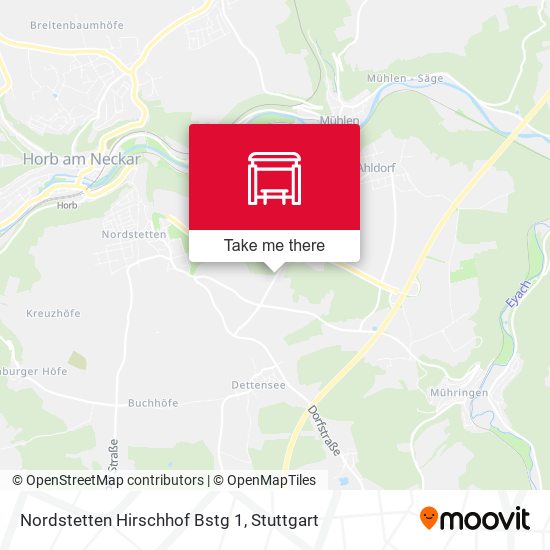 Nordstetten Hirschhof Bstg 1 map