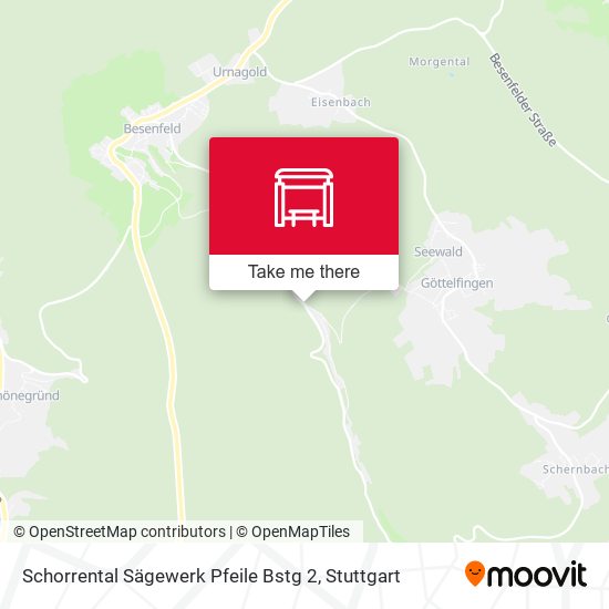 Schorrental Sägewerk Pfeile Bstg 2 map