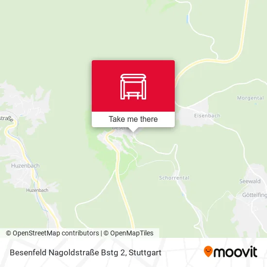 Карта Besenfeld Nagoldstraße Bstg 2
