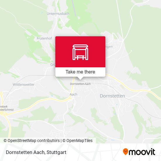 Карта Dornstetten Aach