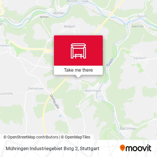 Mühringen Industriegebiet Bstg 2 map