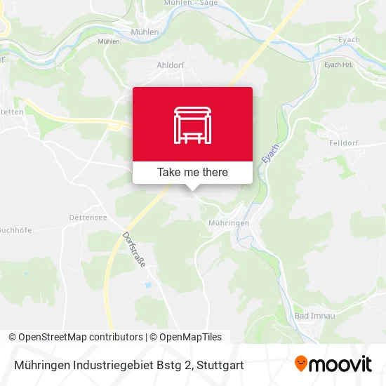Карта Mühringen Industriegebiet Bstg 2