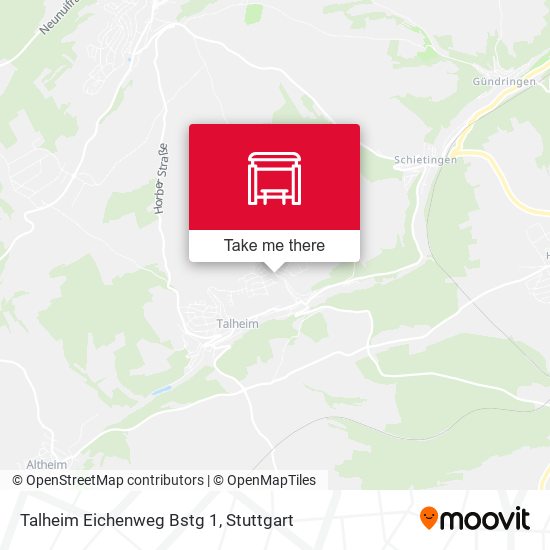 Talheim Eichenweg Bstg 1 map