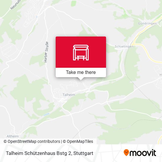 Talheim Schützenhaus Bstg 2 map