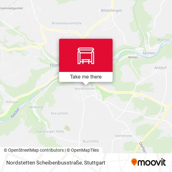 Карта Nordstetten Scheibenbusstraße