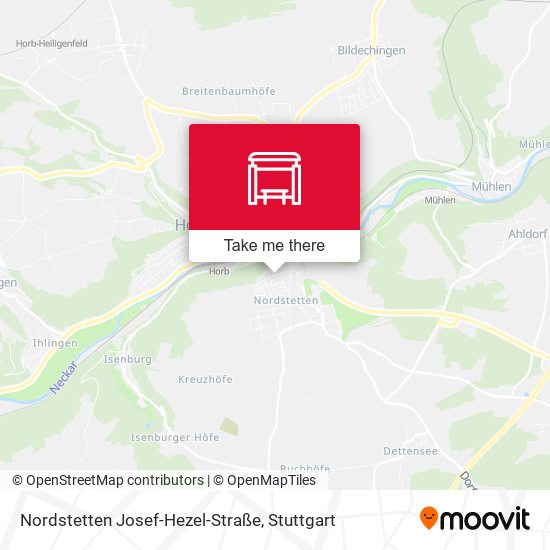 Nordstetten Josef-Hezel-Straße map