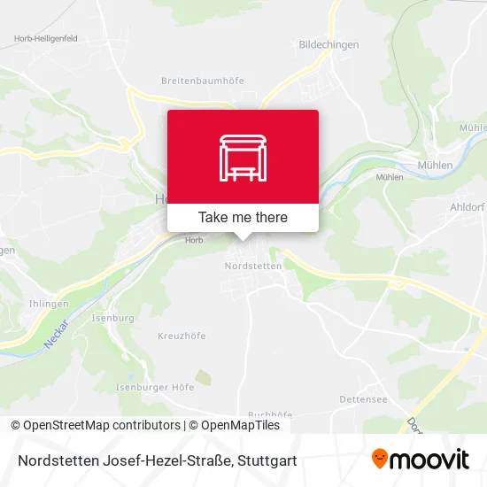 Карта Nordstetten Josef-Hezel-Straße
