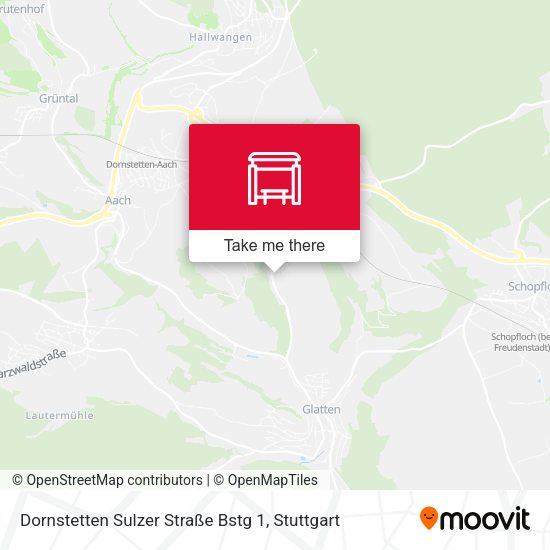 Dornstetten Sulzer Straße Bstg 1 map