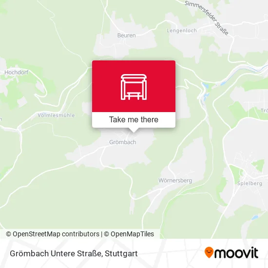 Карта Grömbach Untere Straße