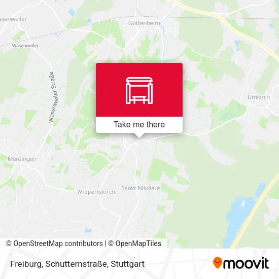 Карта Freiburg, Schutternstraße
