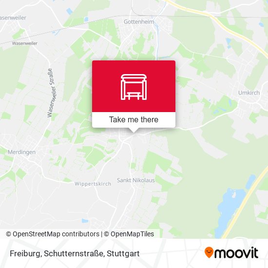 Freiburg, Schutternstraße map
