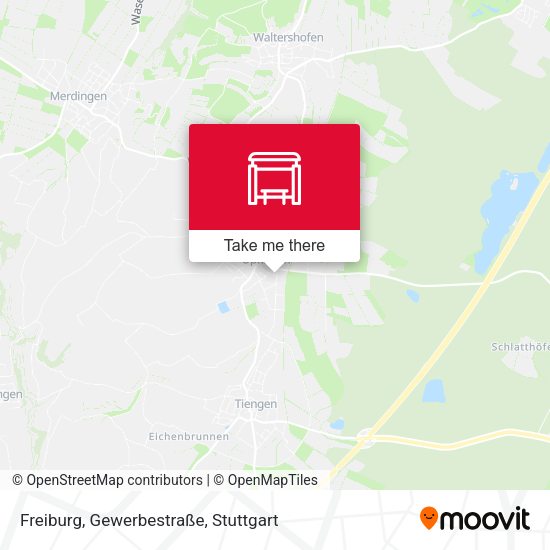 Opfingen Gewerbestr map