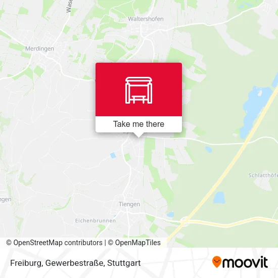 Карта Freiburg, Gewerbestraße