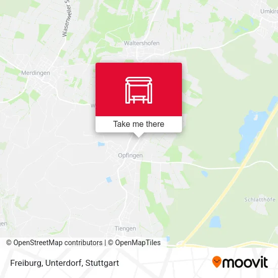 Карта Freiburg, Unterdorf