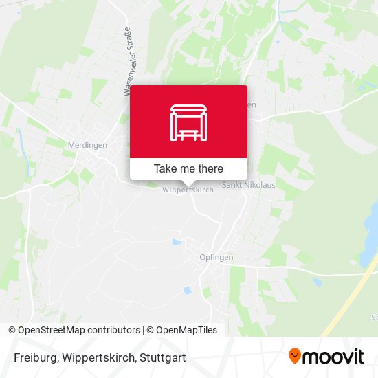 Карта Freiburg, Wippertskirch