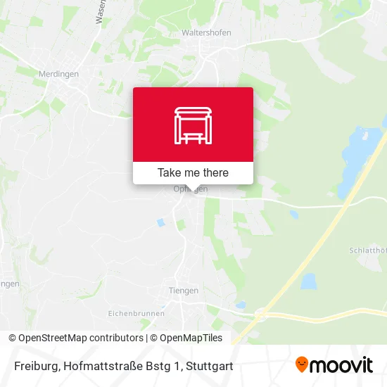 Карта Freiburg, Hofmattstraße Bstg 1