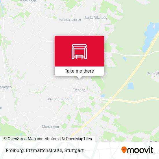 Карта Freiburg, Etzmattenstraße