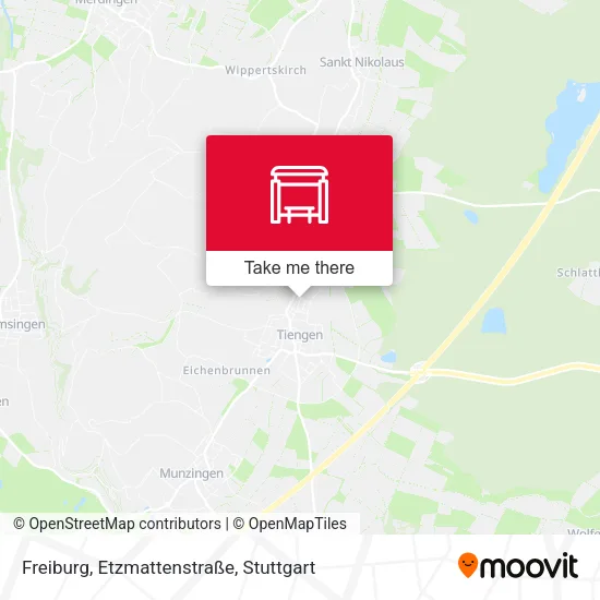 Карта Freiburg, Etzmattenstraße