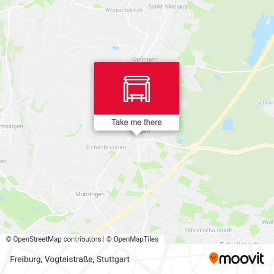 Карта Freiburg, Vogteistraße
