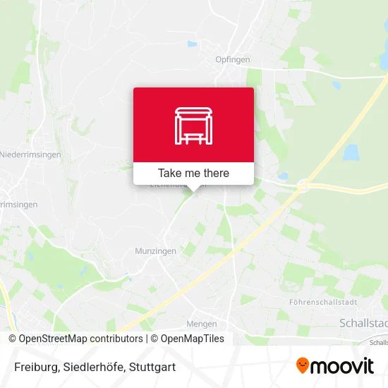 Карта Freiburg, Siedlerhöfe