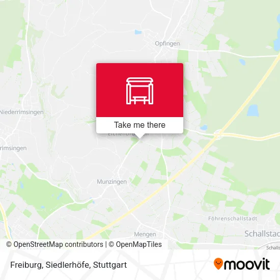 Карта Freiburg, Siedlerhöfe