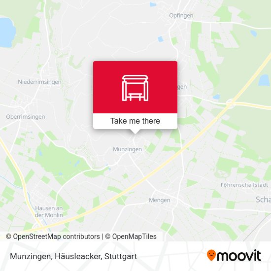 Munzingen, Häusleacker map
