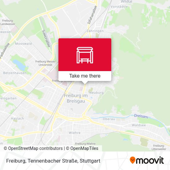 Freiburg, Tennenbacher Straße map